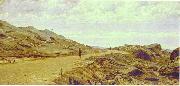 johan krouthen Stenigt landskap i Bohusan oil on canvas